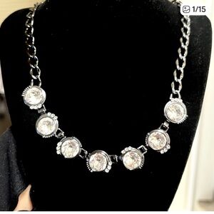 Silpada Silver and Crystal Necklace
